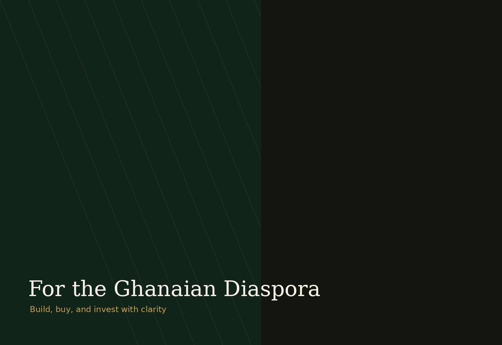 Ghana diaspora building a house and investing in real estate from abroad