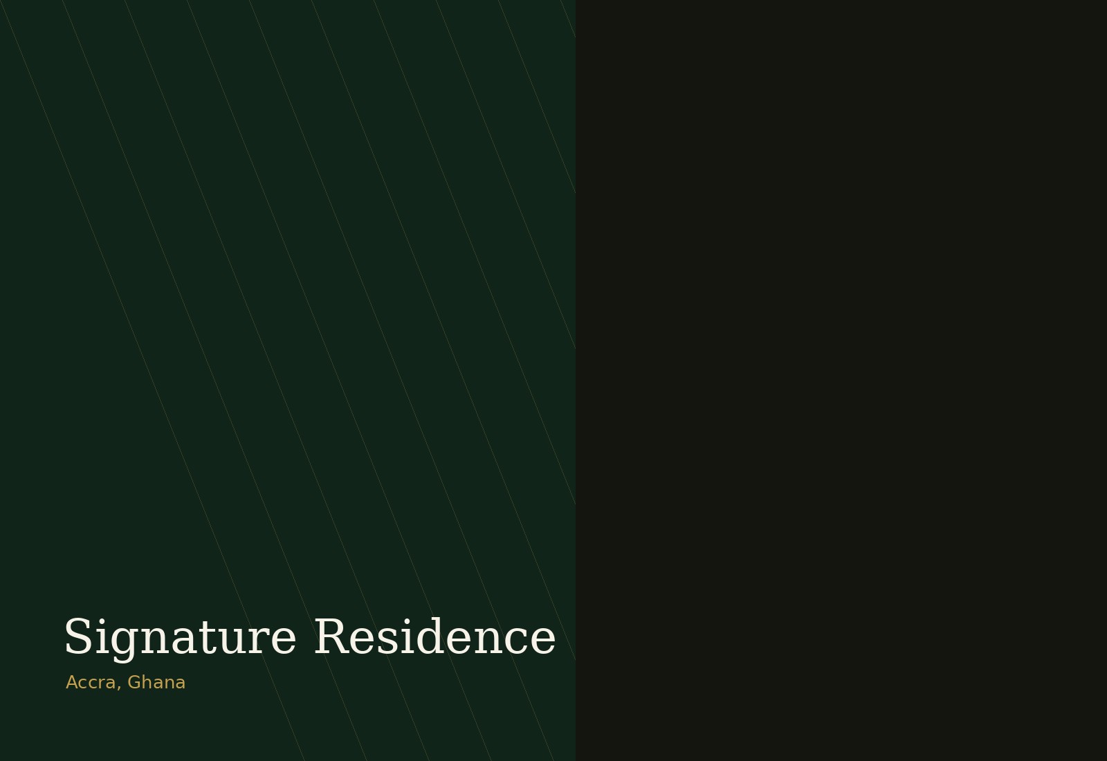 Private residence development in Accra Ghana